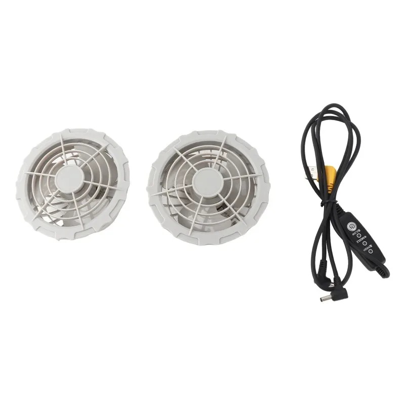 Air Conditioned Clothes Fan Adjustable Low Noise Brushless Powered Cooling Vest Fan for Cooling Jacket