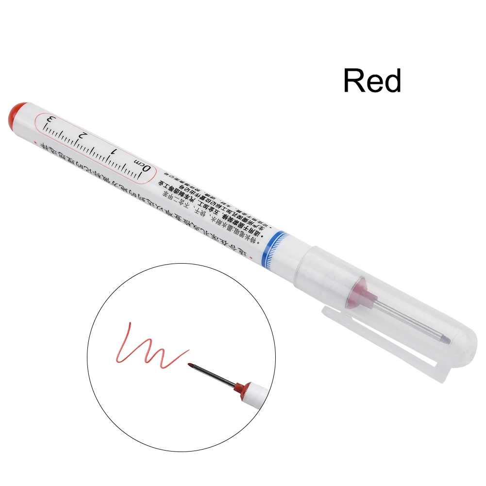 Tool Marker Pen 140mm 9mm Multipurpose Oil based Markers for tile Markers Woodworking Pens Bathroom Installation Pens