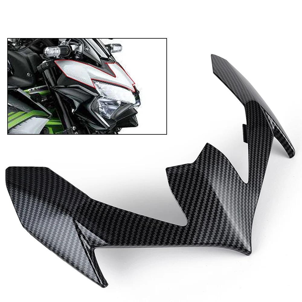 Motorcycle Front Headlight Upper Fairing Cover Trim Light Lamp Beak Nose Extension Cowl for Z900 2020+