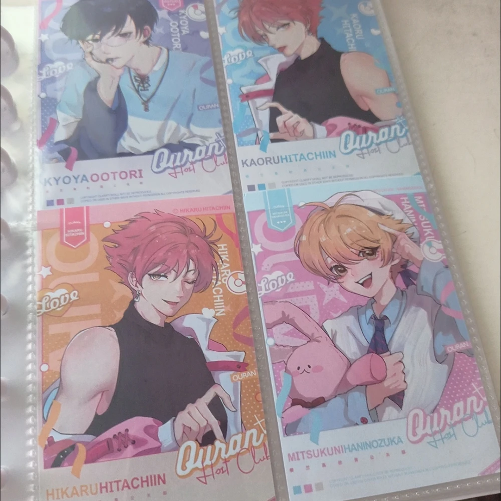 7pcs/set Ouran High School Host Club Anime Small Card Photo Cards Cosplay DIY Postcard Bookmark Accessories Ornament Props Gift image 6