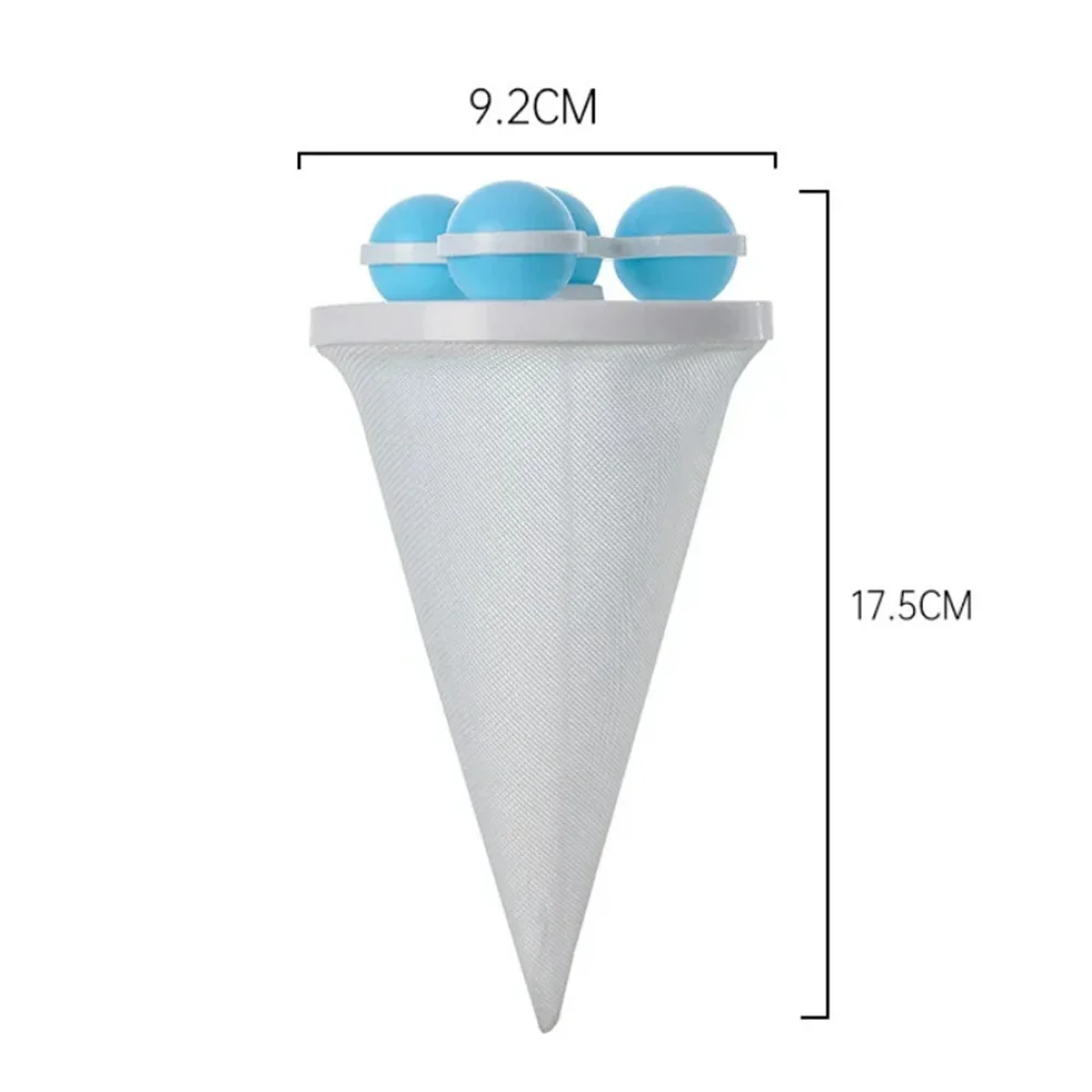 Washing Machine Filter Bag Reusable Mesh Laundry Ball Floating Lint Hair Catcher Pet Hair Remove Dirt Collection Cleaning Tools