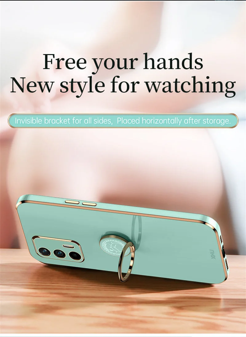 Realme GT RealmeGT 5G RMX2202 حافظة 6D تصفيح لامعة لينة سيليكون بولي يوريثان الغطاء الخلفي جراب هاتف ل Realme GT RealmeGT 5G RMX2202 #4