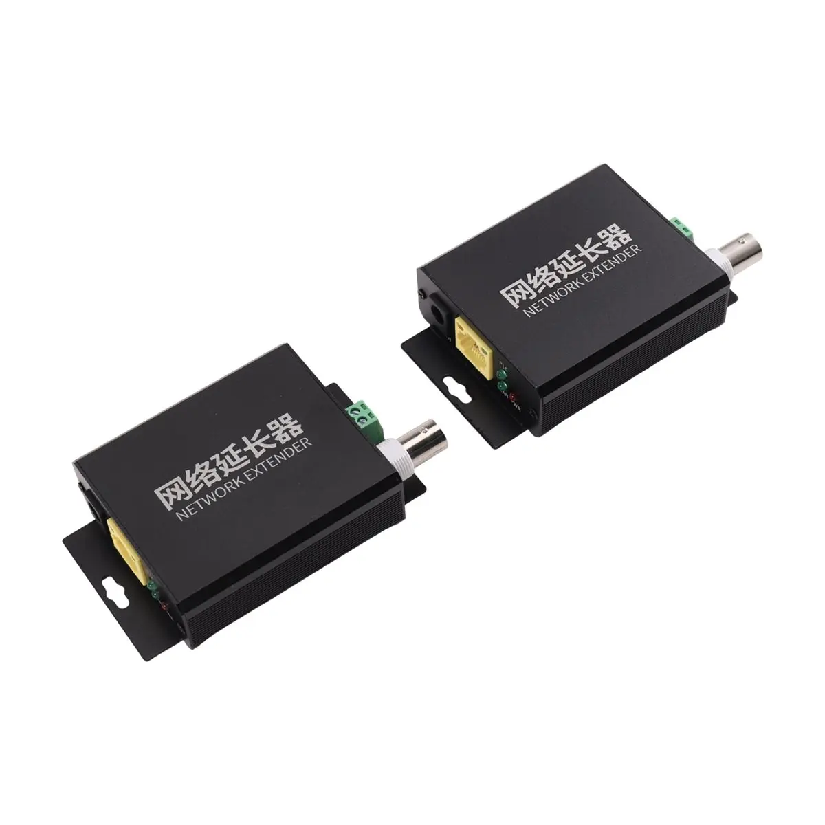 IP over Coaxial Converter EOC Transceiver Ethernet Power IP Network Data Through RG59 Coaxial Analog Transmitter