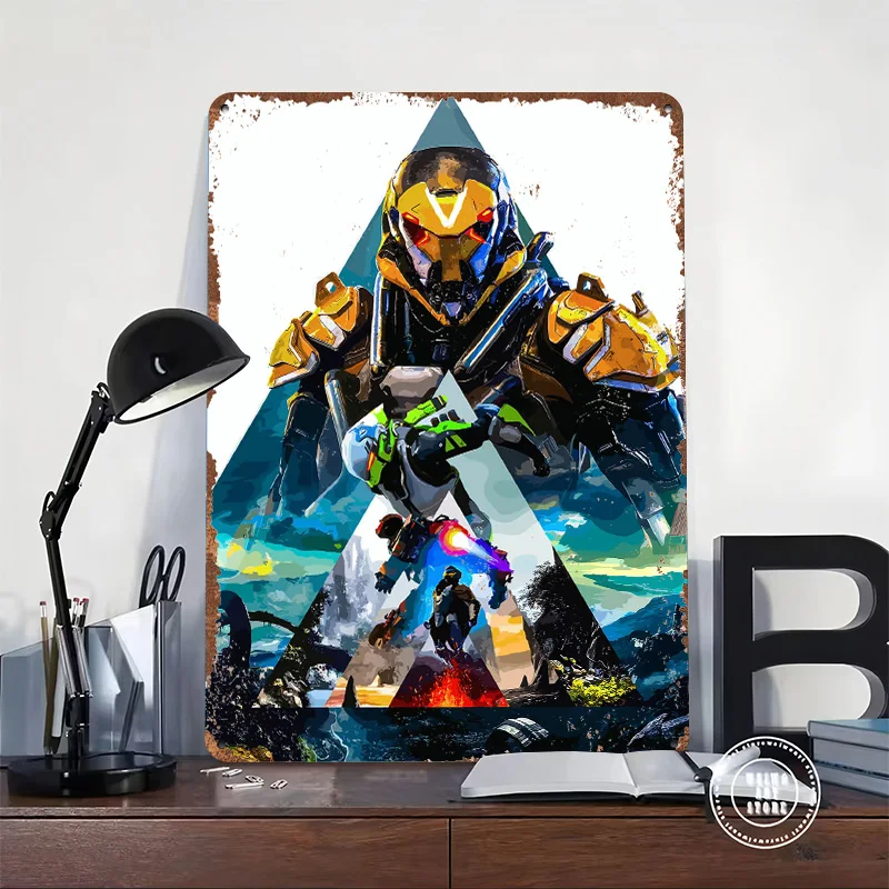 Anthem Javelin Combat Art Metal Poster Customized Wall Art Retro Vintage Tinplate Signs for Bar Accessories Decoration Bedroom