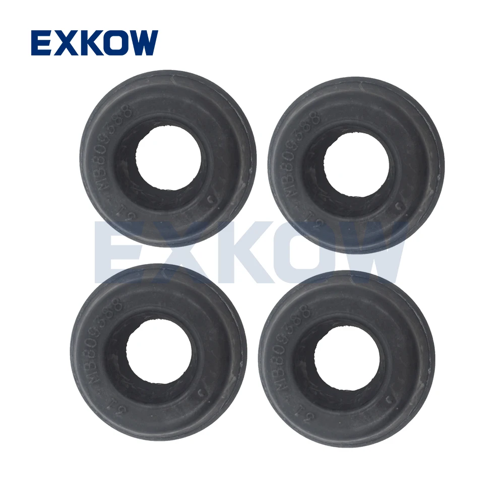 4PCS Rear Suspension Lower Arm Bushing for Mitsubishi Pajero Montero 1990-2004 V43W V44W V45W V46W MB809388