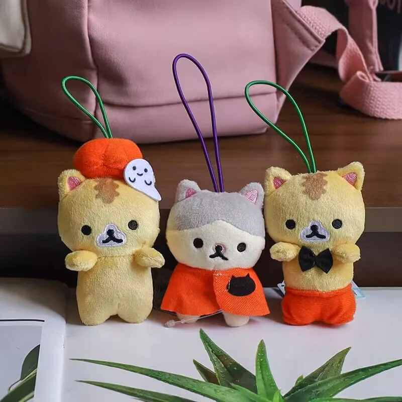 Nuevo lindo Corocoro Coronya gato llaveros de mascota de peluche llavero bolsa pequeño colgante niños regalos juguetes 10CM