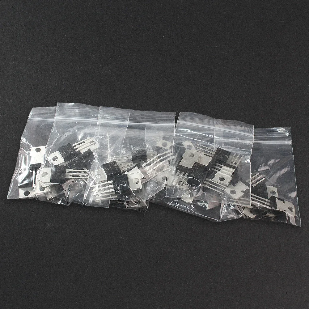 35PCS Transistor Set TO-220 TIP31C TIP32C TIP41C TIP42C TIP122 TIP127 TIP142 PNP NPN Transistors Kit