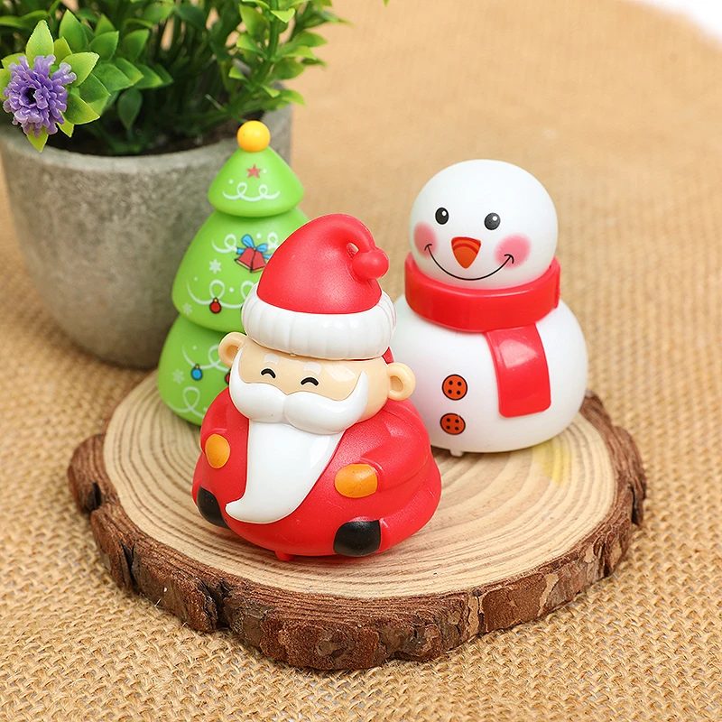 Cartoon Christmas Tree Santa Snowman Pull Back Car Toy For Kids Christmas Theme Birthday Party Gifts  Pinata Fillers Goodie Bags