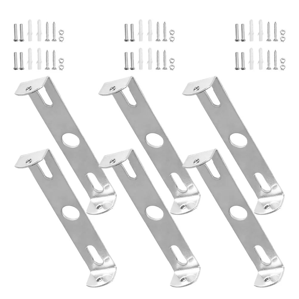 6-Pack Heavy-Duty Ceiling Light Mount Brackets for Pendant Fixtures – Universal Metal Mounting Plate Kit