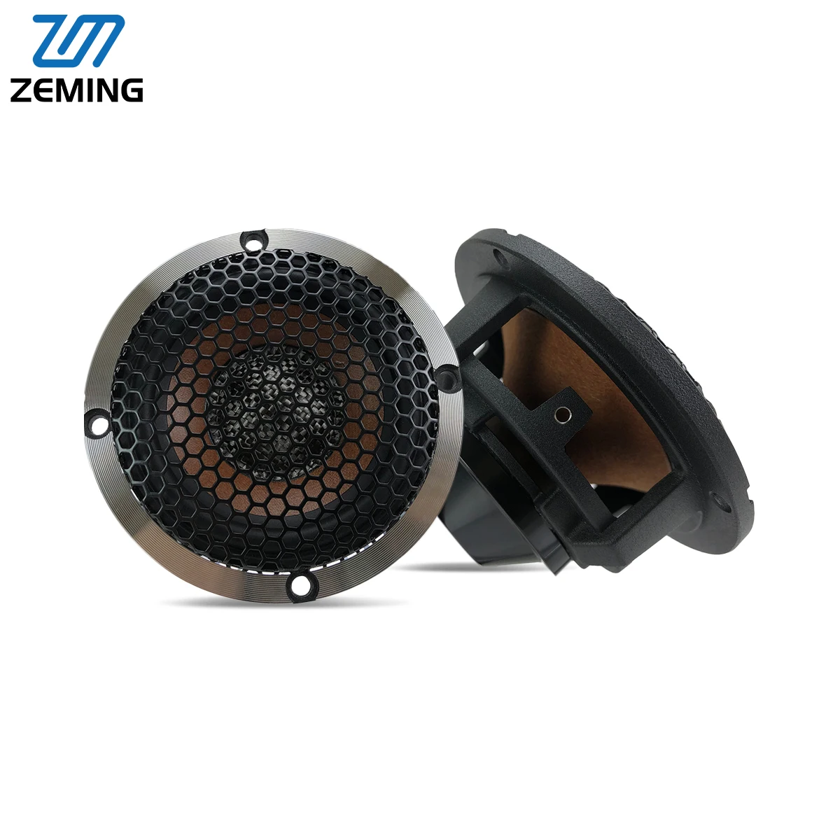 

3.5 Inch Paper Cone Car Midrange Speaker Red and Black Color High Fidelity Audio for Auto Sound System Upgrade