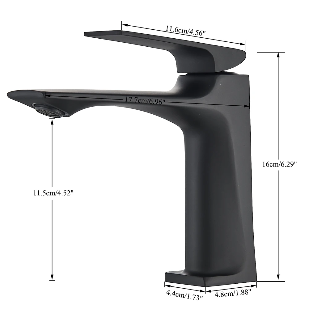 النحاس الأساسية الحديثة بالوعة الحمام صنبور مقبض واحد سطح الخيالة حوض غسيل مياه الحنفية خلاط الماء الساخن والبارد