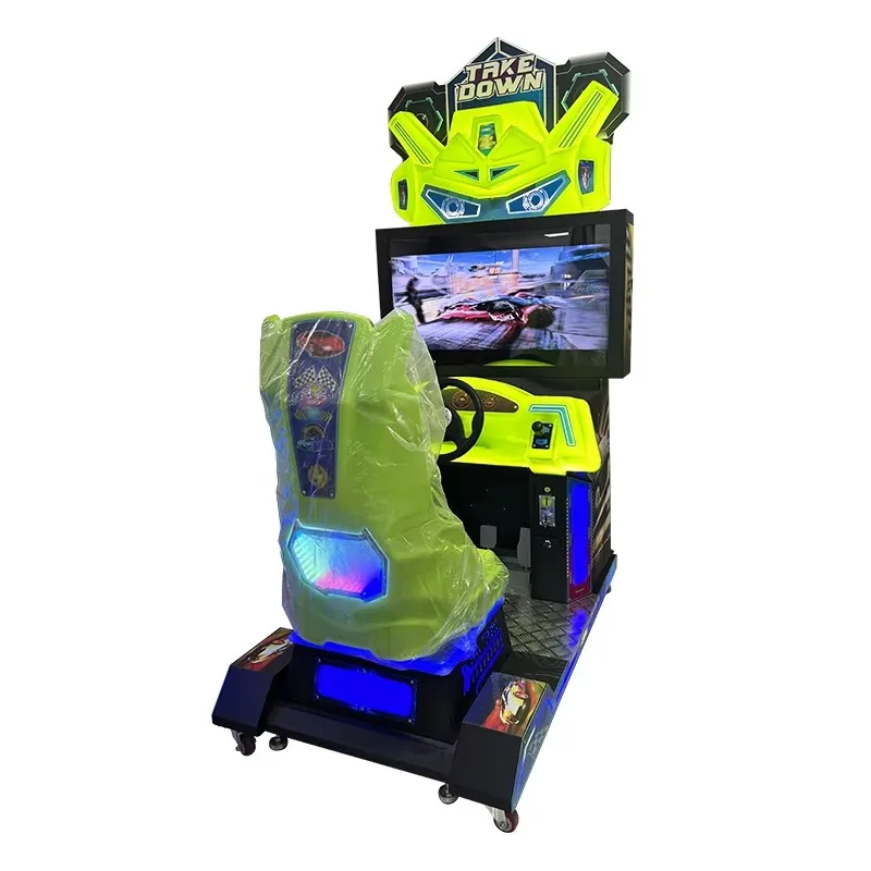 Cost-Effective Indoor Racing Simulator Coin-Operated Arcade Game Console for Children's Amusement Equipment