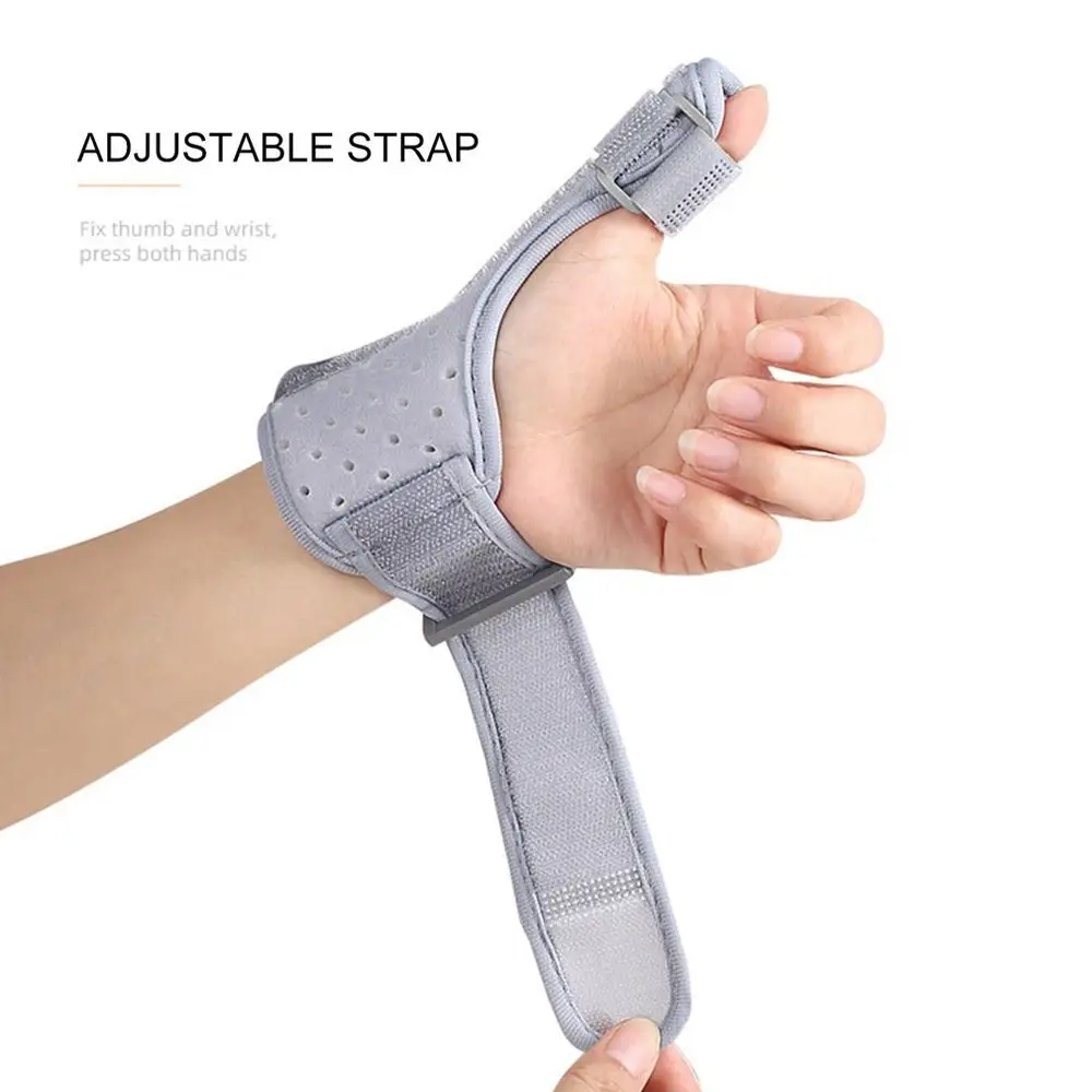 บรรเทาอาการปวดนิ้วมือวงคงที่ความดันการออกกําลังกาย Thumb Splint ข้อมือนิ้วมือรั้ง GUARD นิ้วมือผู้ถือป้องกัน Thumbs สนับสนุน