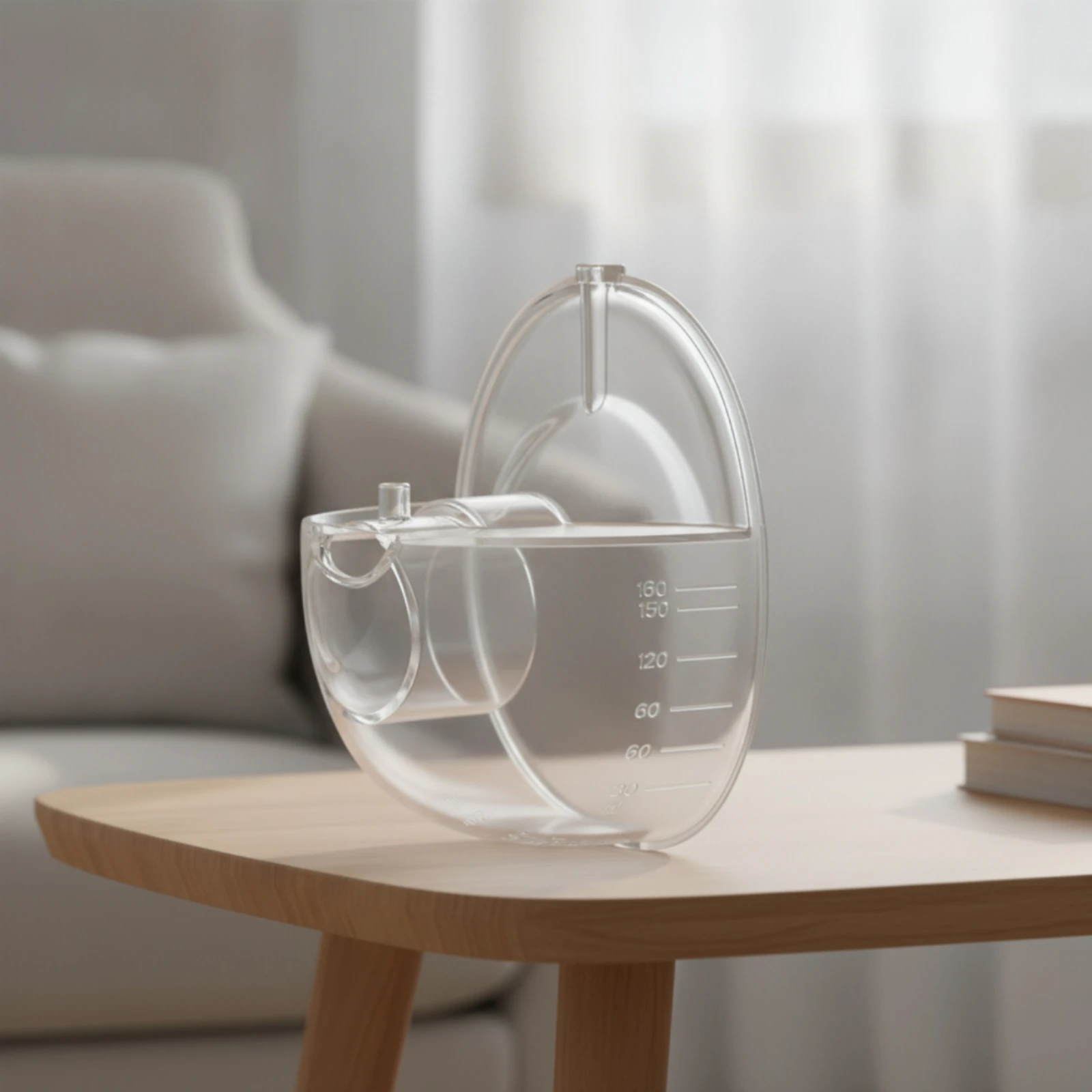collector-shell-with-spout-replacement-breast-pump-shell-accessory-transparent-for-nursing-mothers