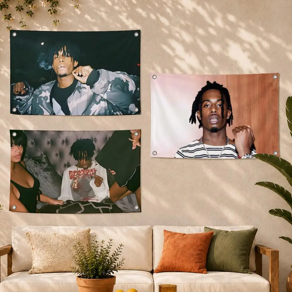 Rapper P-Playboi Carti Flags Decoration Outdoor Picnic Party Art Hanging Home Camping Party Banner Best Sellers