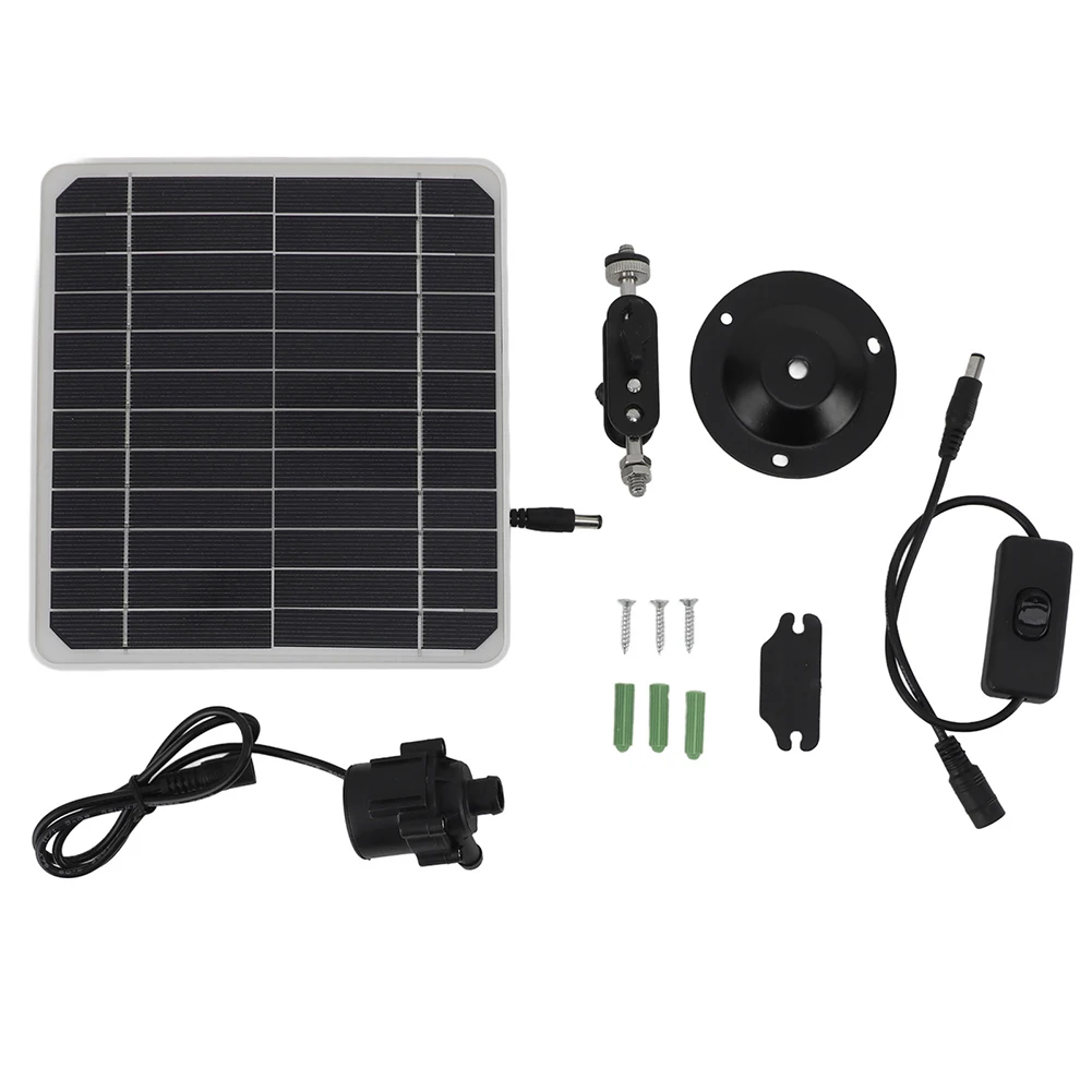 For Bird Baths Automatic Water Pump Aquatic Life Care 18x16.5CM Adjustable Features Efficient Power Generation
