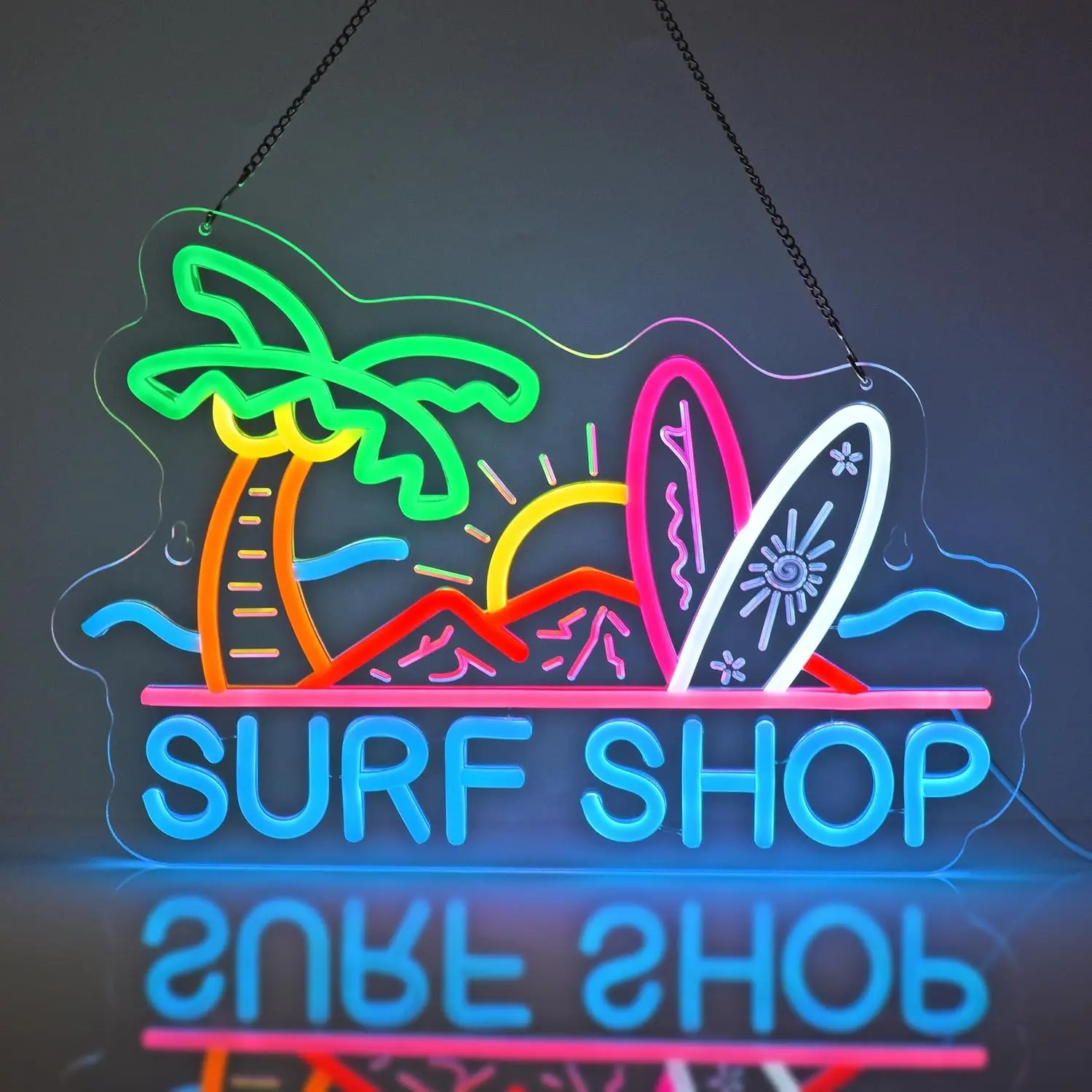 surf-shop-neon-sign-usb-powered-neon-lights-hanging-wall-art-decoration-beach-cafe-coastal-cabana-surfboard-store-bar-home-decor