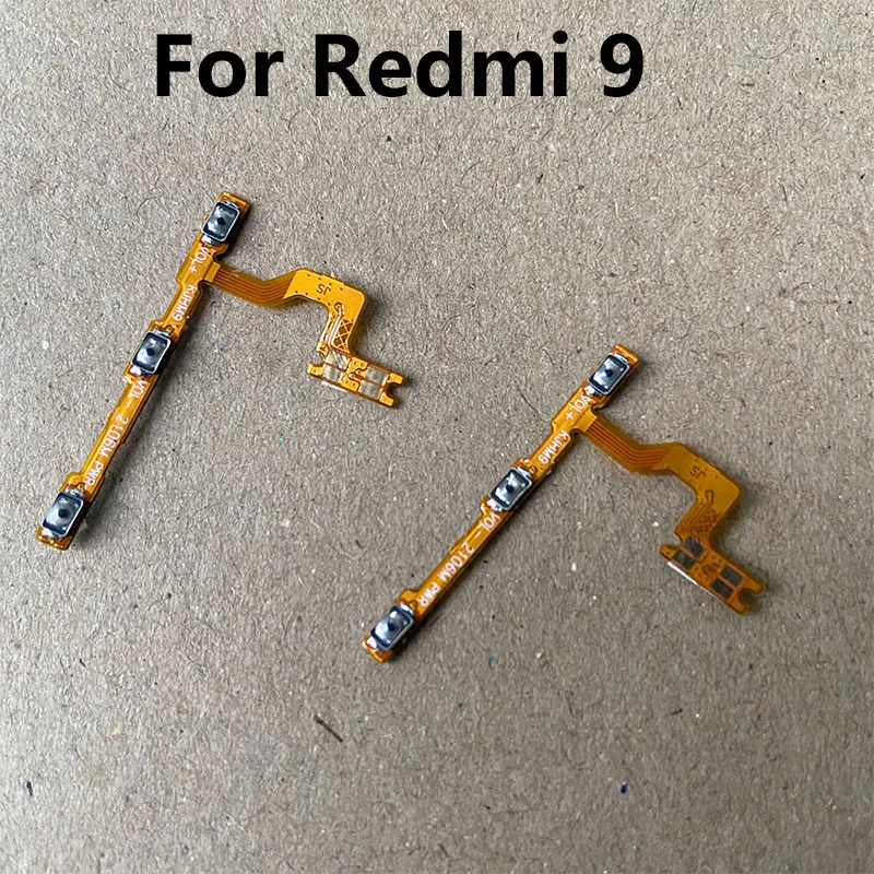 On Off Power Volume Buttons Flex Cable For Xiaomi Redmi 9 Volume Button Key Flex Cable Replacement