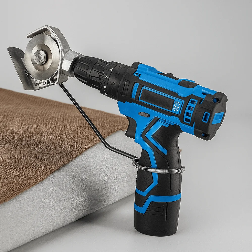 

Handheld Electric Cloth Cutter Modification Accessories Multi Use Impact Drill Cloth Cutter Utility Fiber Refitting Accessory