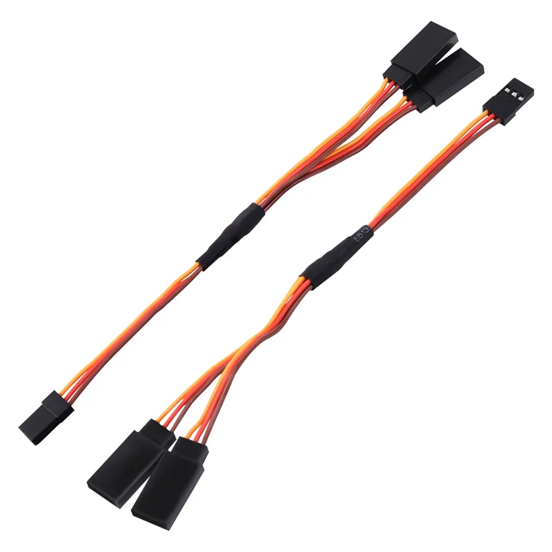 

FEDI-100Pcs 150Mm Y Type Extended Line Extension Lead Wire Cable For Futaba Jr Y Harness Servo Lead Extension