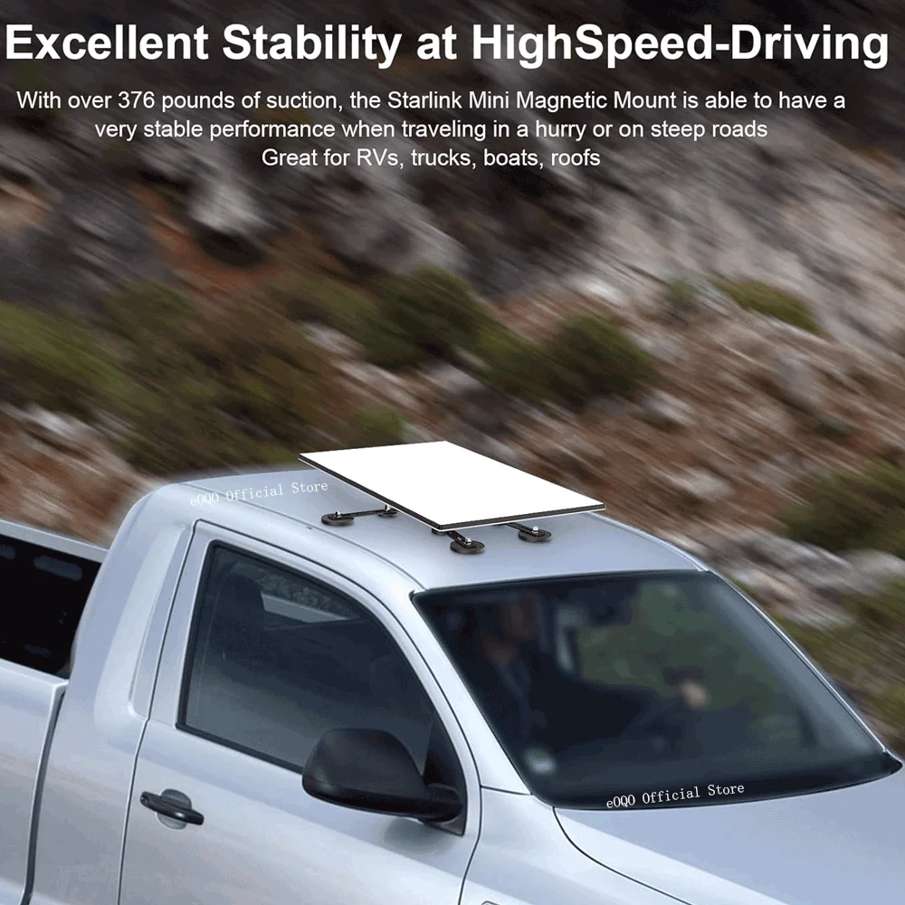 

For Strong Magnetic Starlink Gen 3 V3 Mount Starlink Satellite Internet Kit Mounting Roof Bracket for Car Truck RV Yacht install