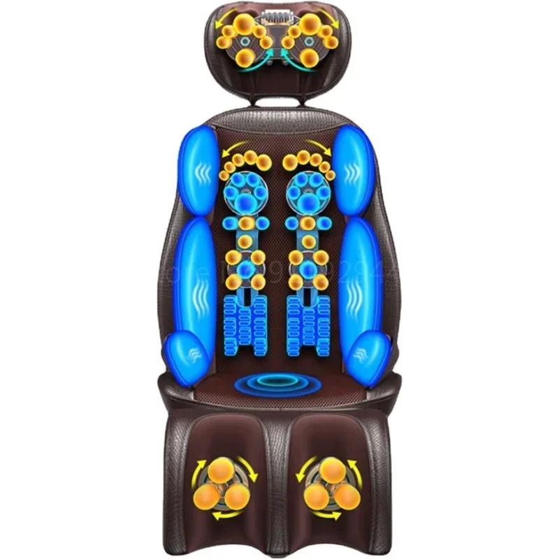 

Comprehensive Electric Massage ChairFull Body Massager Heating Vibration Ideal Wellness Gift Total Relaxation Recliner