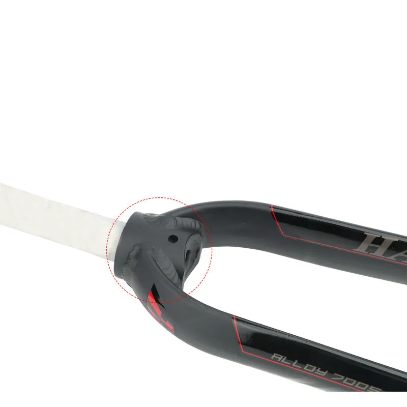 HASSNS MTB-Gabel, starre Fahrradgabel, 26/27,5/29 Zoll, Aluminiumlegierung, Mountainbike-Gabel, gerades Rohr, V-Bremse, MTB-Hartgabel – Detail 18