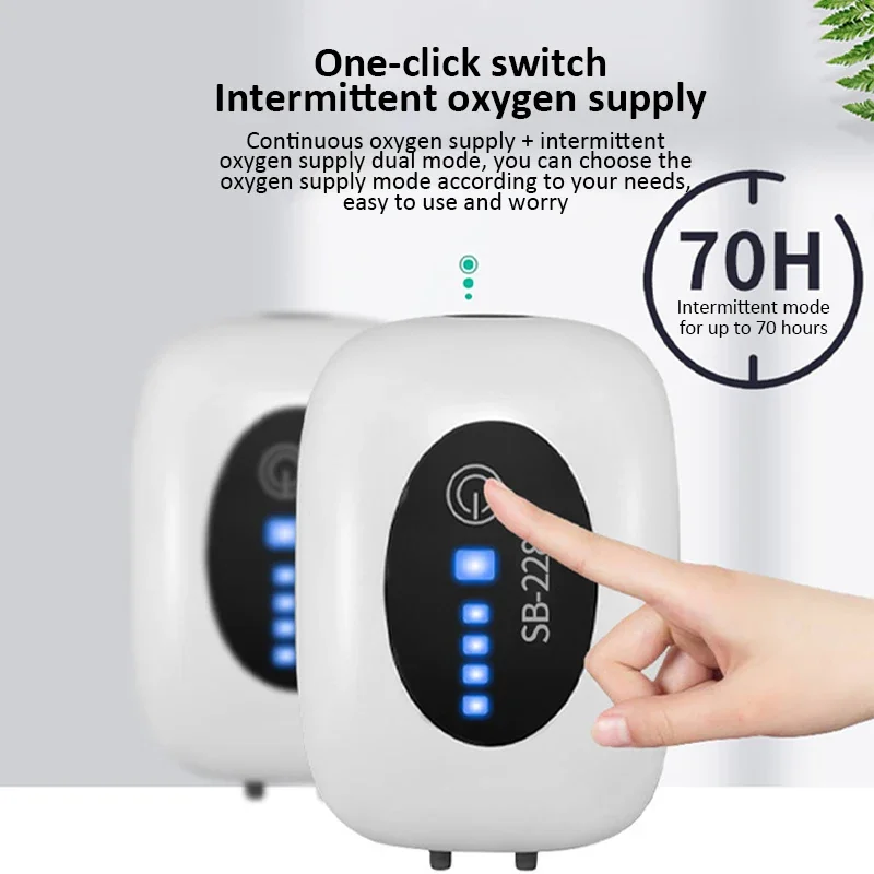 Aquarium Oxygen Air Pump Compressor Fish Tank USB Charging Mini Portable Ultra Silent Fishing Oxygenator Aquarium Accessories