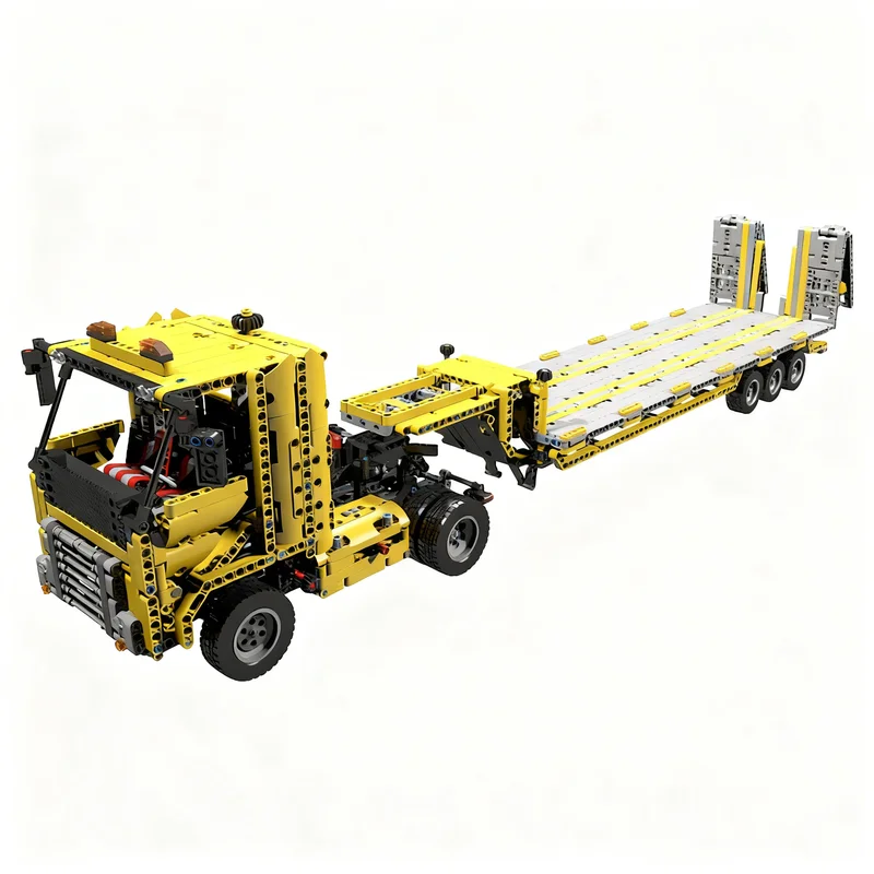 2221pcs MOC Tieflader V2 Low Loader V2 Technical Model Toys Building Blocks Architecture Christmas Gift Education Craft Brick