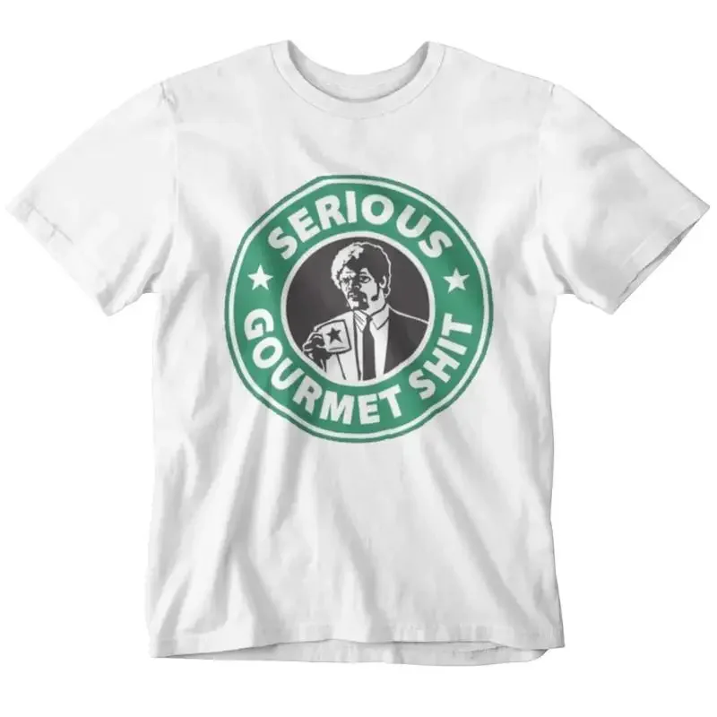 Pulp Fiction T Shirt Retro Cool Serious Gourmet Movie 80s UK