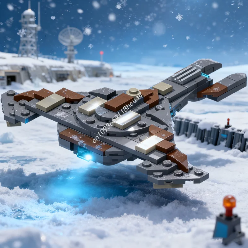 

134 шт. MOC Detapa Class Stealth Escort Spaceed Модель Строительство Рождественские подарки Блоки DIY Креативные игрушки Идея Кирпич Дети День рождения