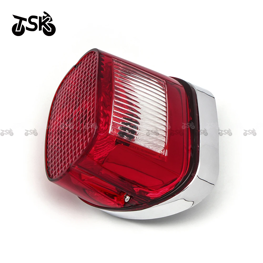 

Motorcycle Accessories Rear Tail Light cover Brake Stop Light Housing For Harley XL 883 1200 Fat Boy Road King Street Glide Dyna