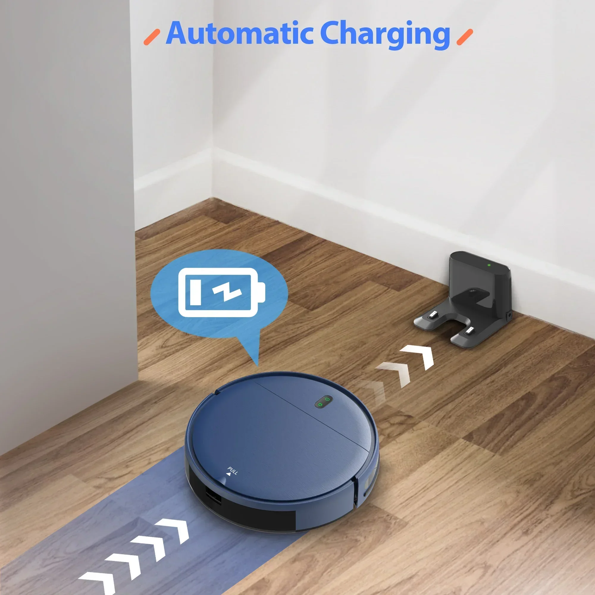 Robot de limpieza de pisos inteligente Aspiradora Aspirateur Aspubsarger Aspirador