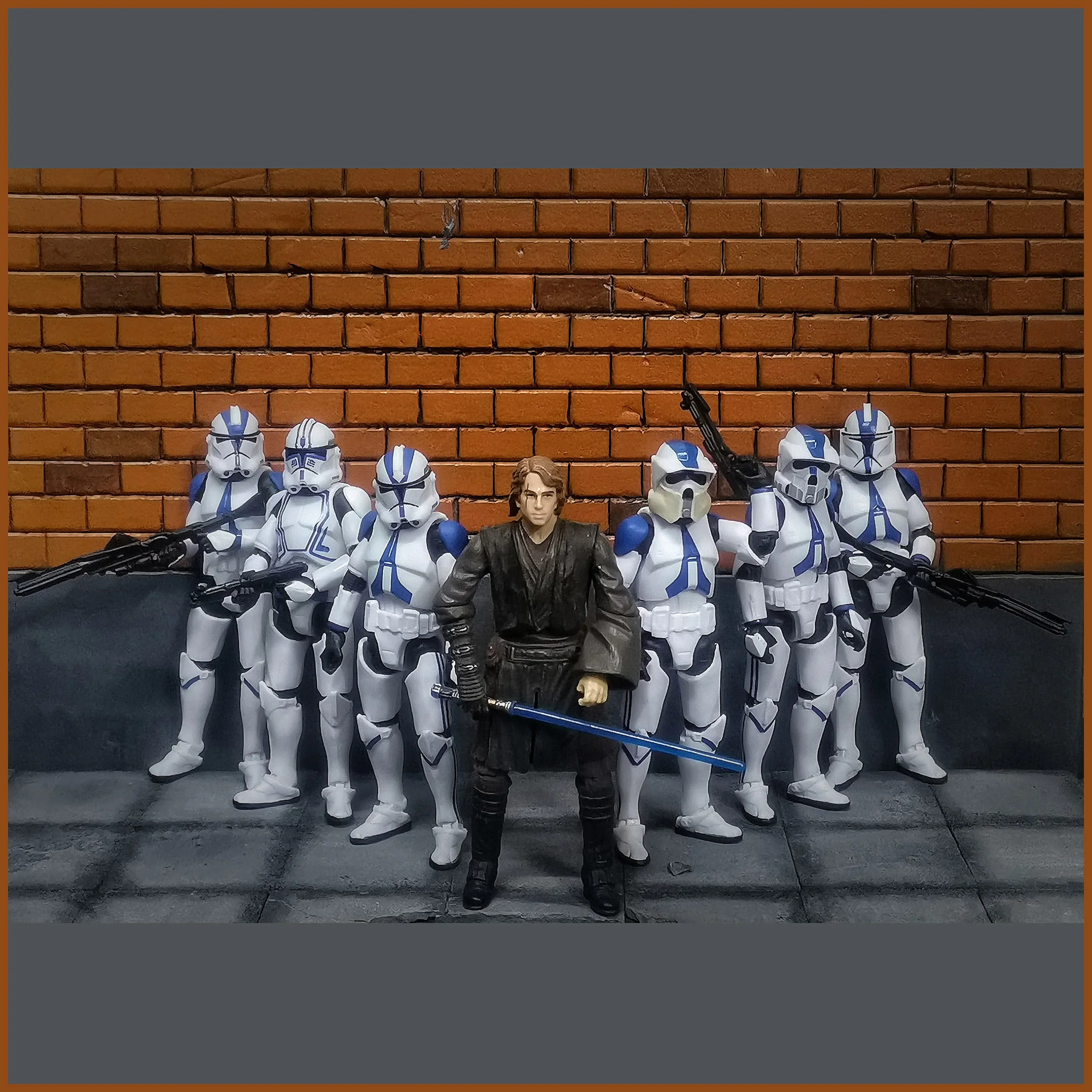 Star Wars 3.75 Inch  Clone Trooper 1/18 501st Legion Action Figure  Hardcase REX ARF P1 P2 Toys Model Loose