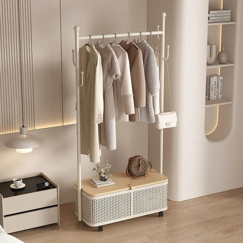 Floor-to-ceiling bedroom household hanger multi-functional storage rack