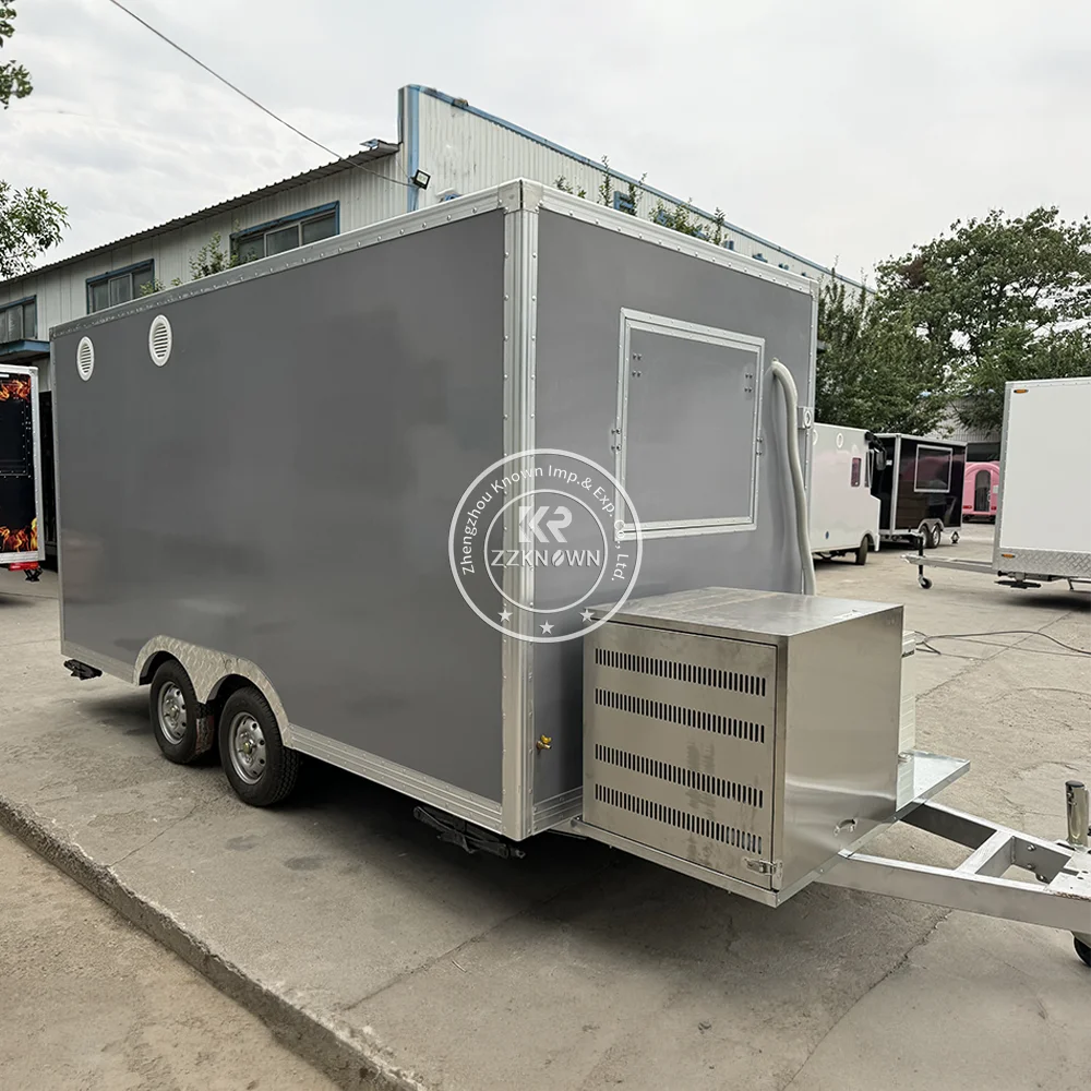 2025 Ice Cream Hamburger Fast Food Trailer Catering Airstream Trailer Fast Food Trailer with CE