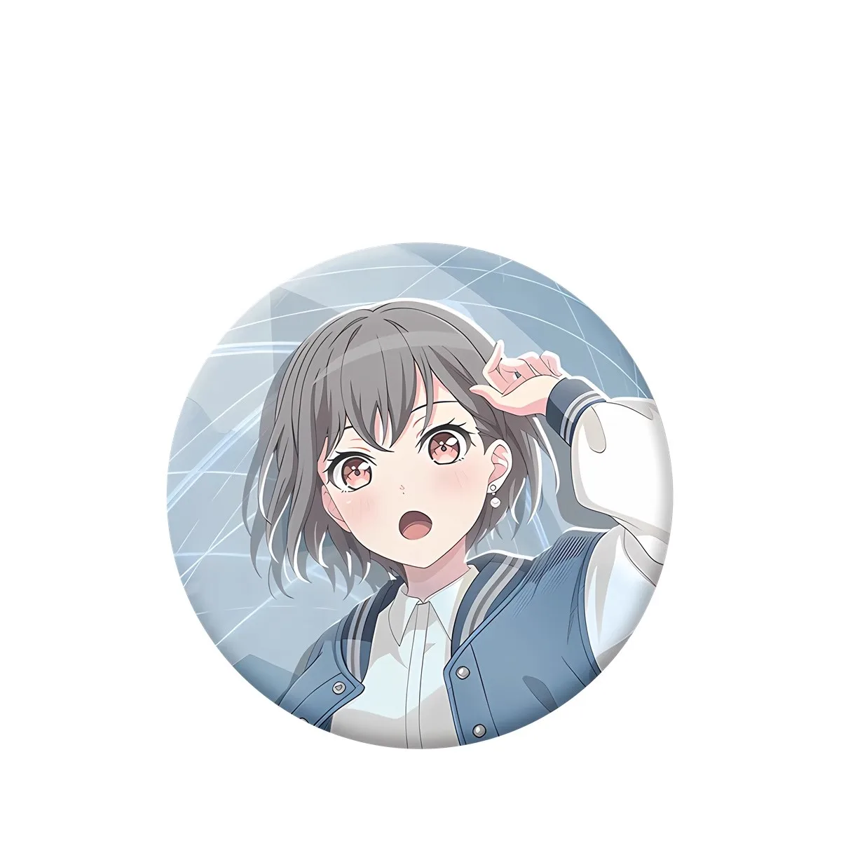 58mm Anime BanG Dream! It's MyGO Takamatsu Tomori Anon Chihaya Rāna Kaname Cosplay COSTUME Badge Pin SPTE Tinplate Brooch﻿ Prop
