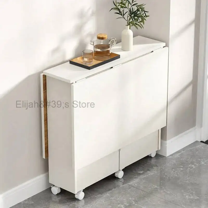 Multifuncionalal Coffee Tables Folding Space Savers Marble Hallway Coffee Tables Set 6 Chairs Esstische Kitchen Household Unique