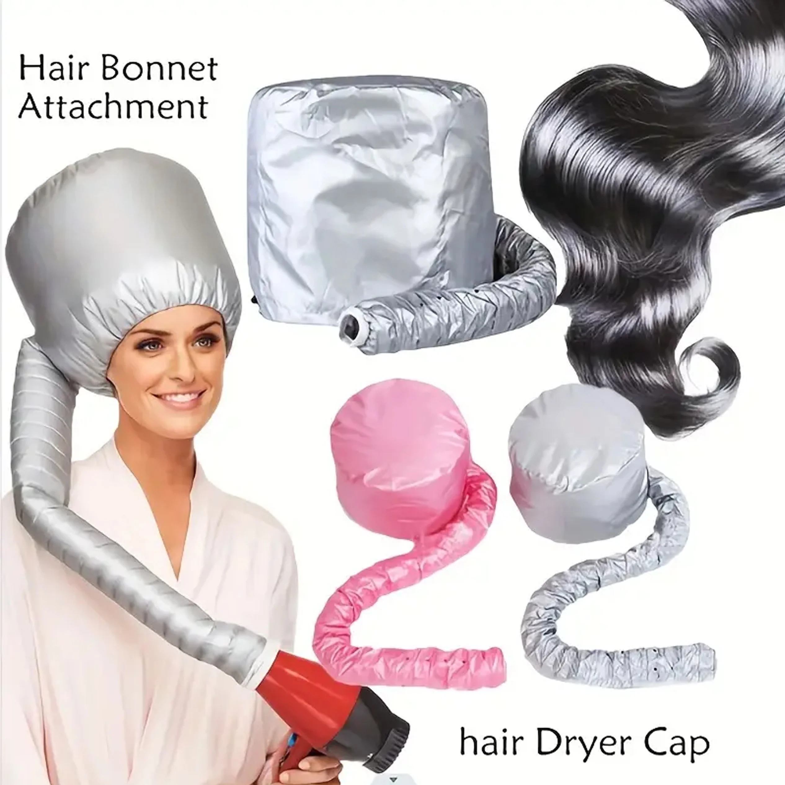 

Профессиональный нагревательный колпачок для сушки, быстрый и эффективный регулируемый электрический колпачок для сушки волос, подходит для салона или дома.