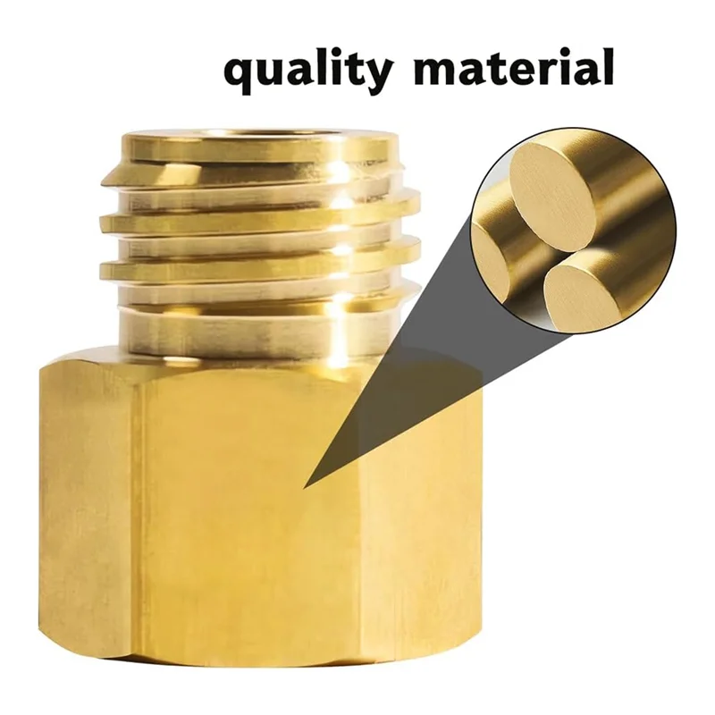 ABZA-محول نحاسي لتحويل اسطوانة ثاني أكسيد الكربون لخزان Quooker Cube TR21-3 إلى متوافق مع Sodastream TR21-4