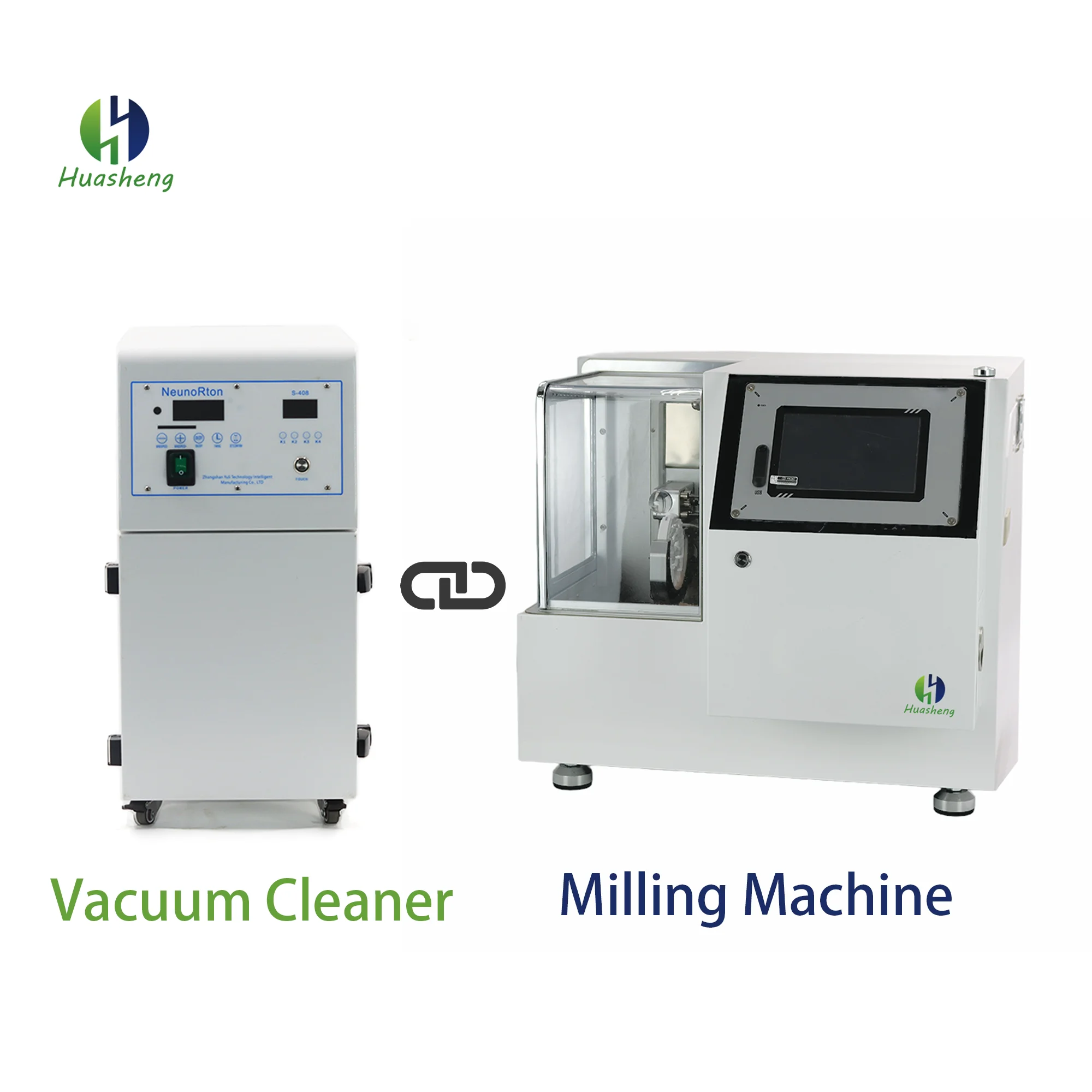NeunoRton-S-409 Dental Lab Equipment Metal Machinery Vacuum Cleaner Durable Manual Dust Collector Milling 900W Suction 24KPa