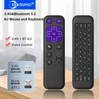 2.4G BT 5.2 Dual Mode Wireless Air Mouse and Keyboard Remote Control Gyroscope Mouse USB Receiver Mini Keyboard for Smart TV Box