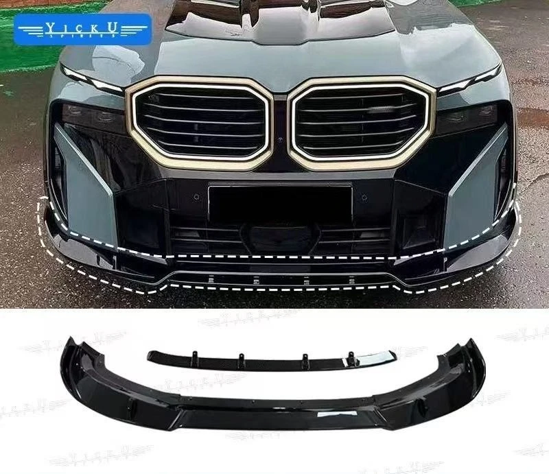 Custom dry carbon fiber body kit forBM W XM upgraded to RNG style, including front lip, side skirts and wheel arches, 2023-2024