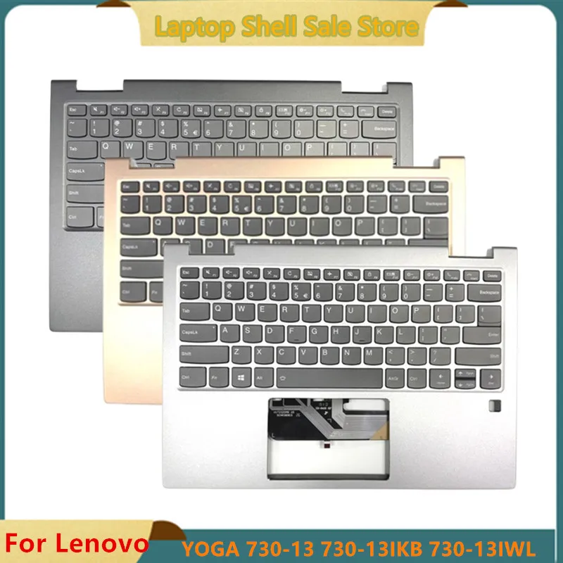 

New Laptop Case For Lenovo YOGA 730-13 730-13IKB 730-13IWL Laptop Upper Case Palmrest Cover Backlit keyboard