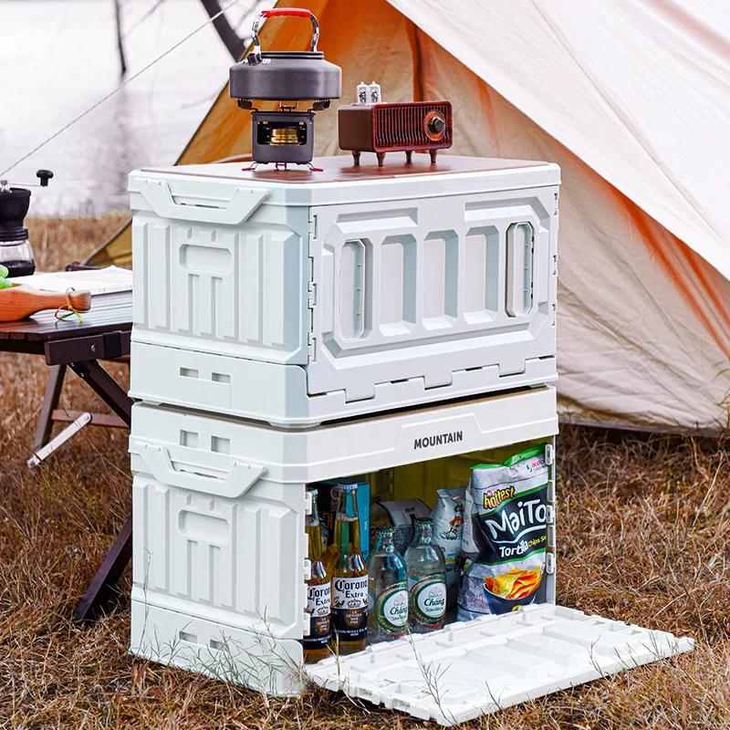 

Collapsible Foldable Storage Box Car Trunk Organizer Large Capacity Heavy Duty Portable Outdoor Camping Boite De Rangement