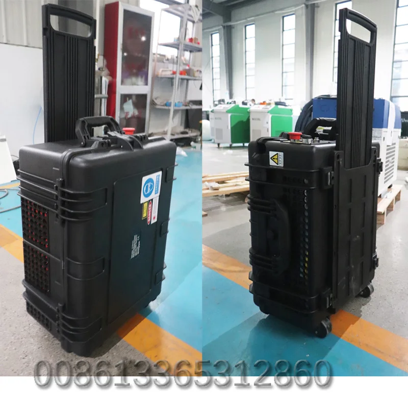 Hot sale 300W Suitcase Style Laser Cleaning Machines to Wash The Cabin Laser Cleaner Luggage Type Fiber Cleaner