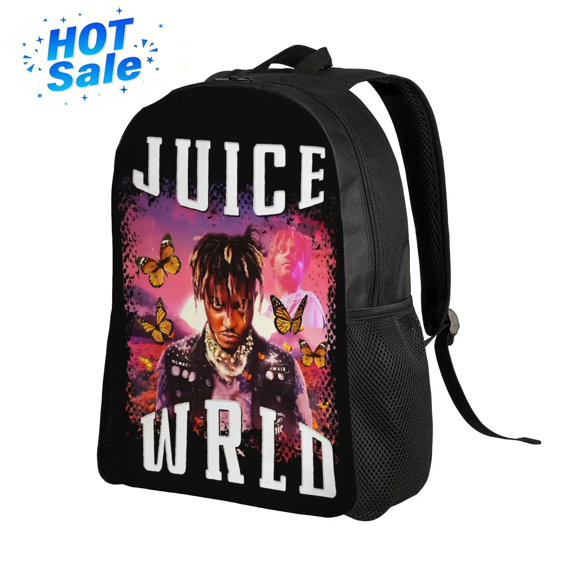 Custom Bag Death Race For Love Juice Wrld Teenage Backpack Gift Student Business Daypack For Men Women Laptop Computer Shoulde