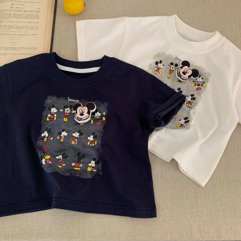 

2026 Kids 3D Cartoon Tee, Thin Short Sleeve Top for Boys & Girls Summer