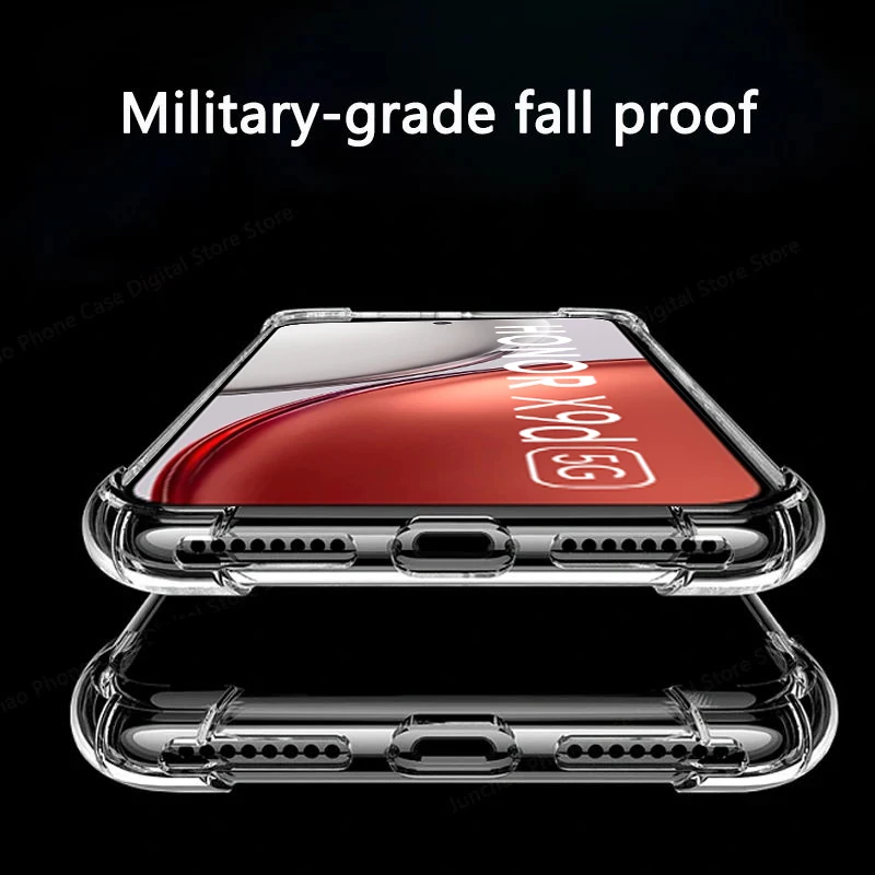 حافظة شفافة لهاتف Honor X9d 5G مضادة للاصفرار ومضادة للصدمات وسائد هوائية من البولي يوريثان الحراري غطاء ناعم Honer Honar X9d X 9d 9 d HonorX9d X9 d 2025 #3