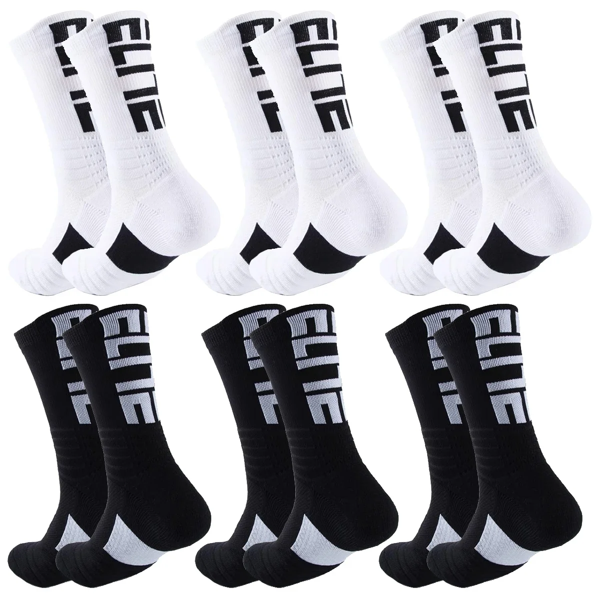 

Sports Socks for Football Basketball Baseball Rugby Soccer Cycling Running Hiking Tennis Skateboard